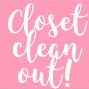 Closet clean out.  ALL REASONABLE OFFERS ACCEPTED. Please no offer under 5.00.